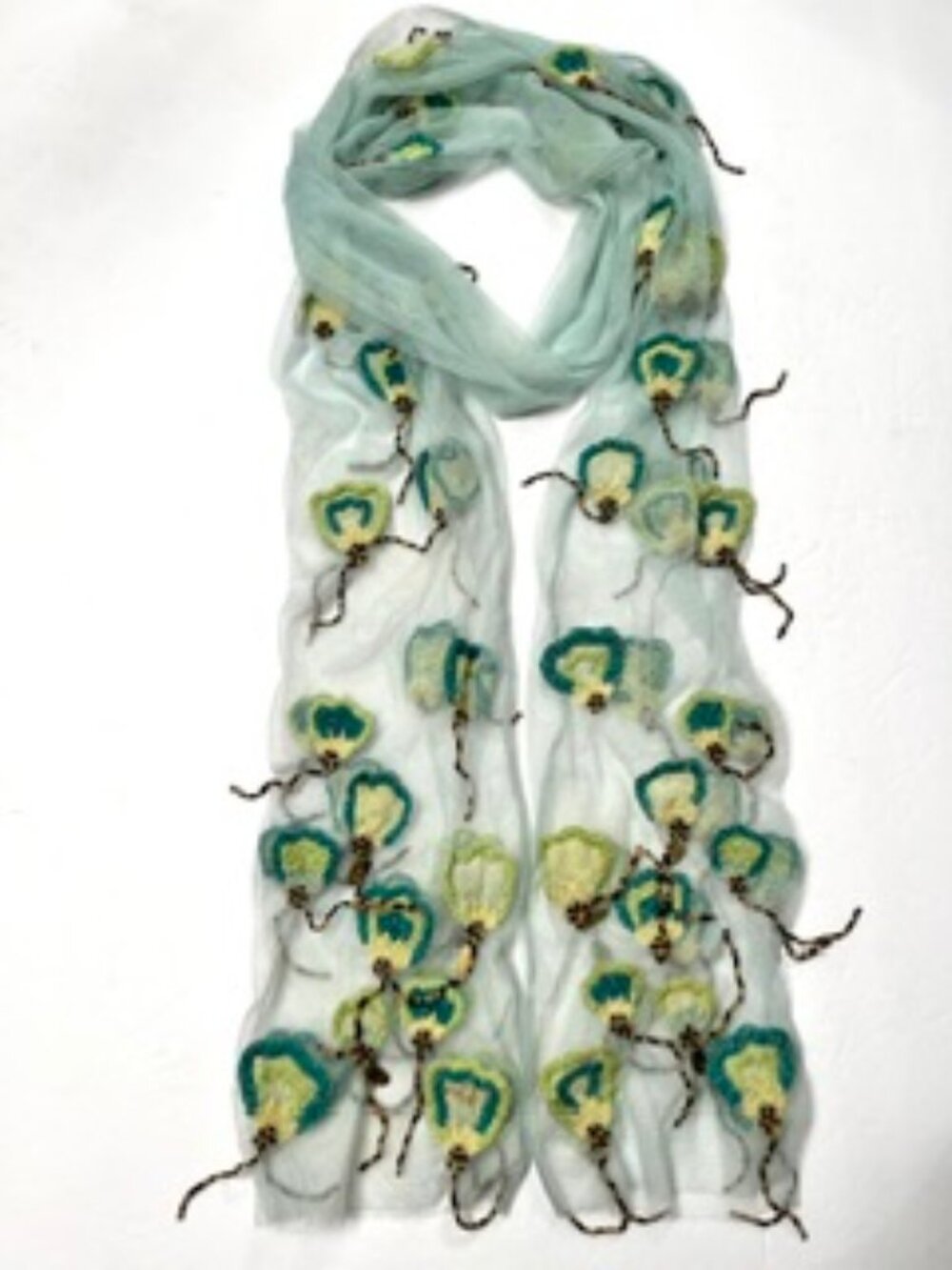 Georgina Von Etzdorf Embellished Mesh scarf